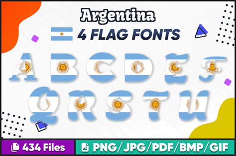 Argentina Font Graphic By Fromporto · Creative Fabrica