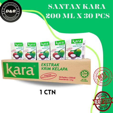 Santan Kara Carton X Pack Ml Halal Ekstrak Krim Kelapa Pekat