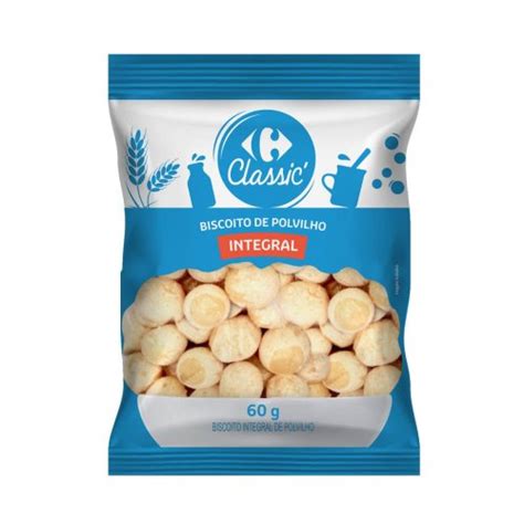 Biscoito De Polvilho Integral Carrefour Classic G Shopee Brasil