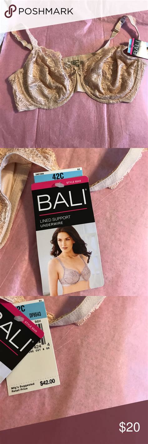 Nwt Bali Bra Style Df6543 42c Bali Bras Bra Styles Bra