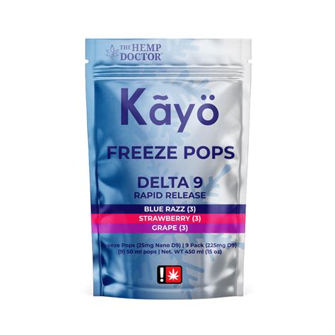 Kayo D Thc Freeze Pops Single Mg