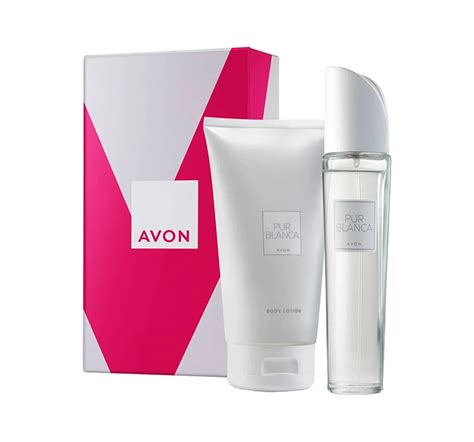 AVON PUR BLANCA НАБІР ДЛЯ ЖІНОК ТУАЛЕТНА ВОДА 50МЛ БАЛЬЗАМ ДЛЯ ТІЛА