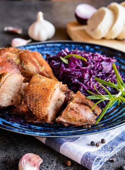 Festtags Rezept Gebratene Entenbrust Mit Rotkraut Rotkohl Und