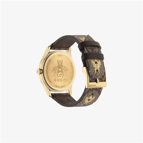 Gucci G Timeless Gg Supreme Canvas Dial Stella Vildiridis E Shop