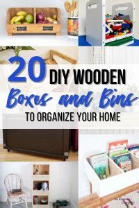 Diy Wooden Boxes And Bins To Get Your Home Organized The Handyman