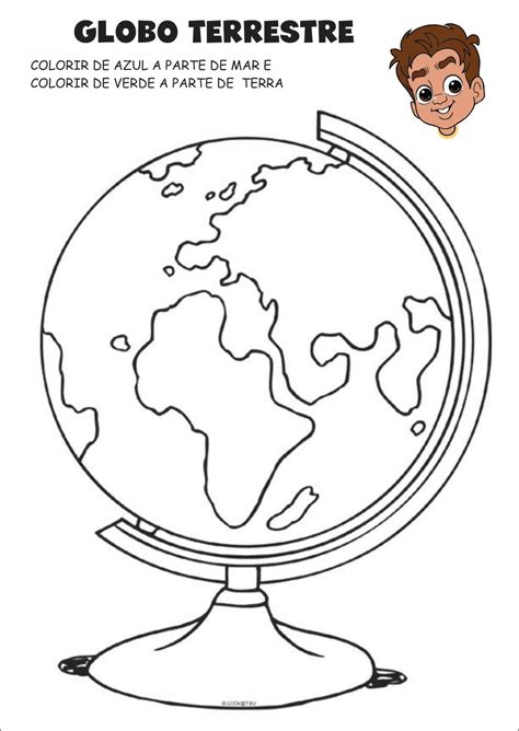 Desenhos De Globo Terrestre Para Colorir E Imprimir 40 Off
