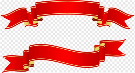 Ribbon Red Silk Ribbon Text Banner Advertising Png Pngwing