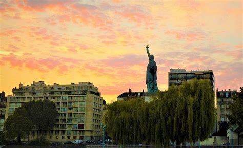 Statue Of Liberty Pont De Grenelle Paris France Photograph By