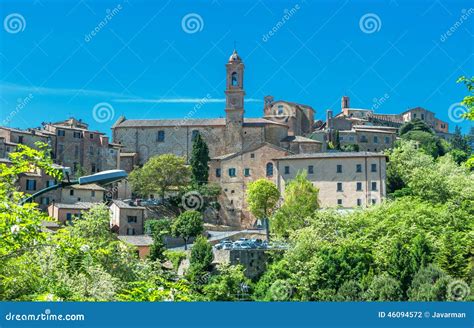 View of Montepulciano, Tuscany, Italy Stock Photo - Image of italy ...