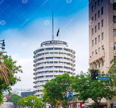 Famous Hollywood Capitol Records Editorial Stock Image Image Of