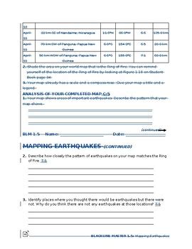 Grade Geography Mapping Earthquakes Evaluation By Jstore Tpt