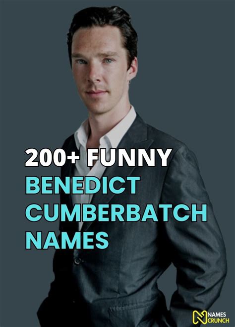 Funny Benedict Cumberbatch Names Artofit