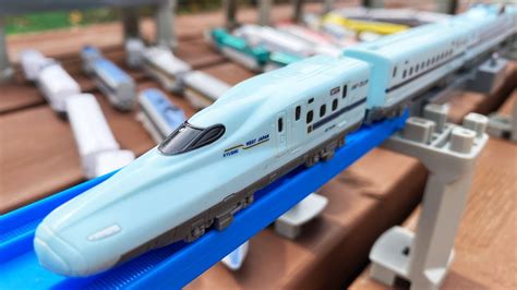 Series N Shinkansen Mizuho Sakura Plarail Advance Train Test Run