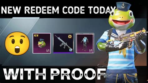 Today New Redeem Code Pubg Mobile Dec Pubg Mobile New Redeem