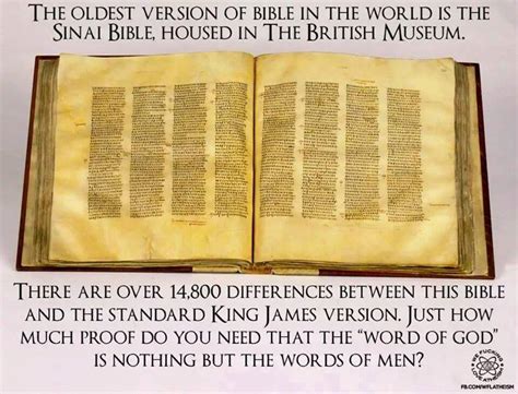 Quick Apology: Sinai Bible vs KJV – Restless Pilgrim