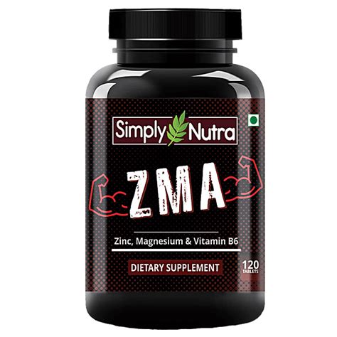 Buy Simply Nutra Zma Supplement Tablets With Zinc Magnesium