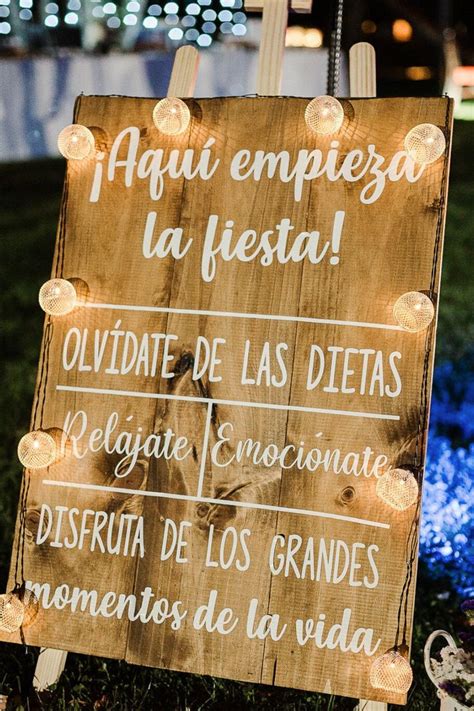 12 tipos de carteles para señalizar su matrimonio Letrero de boda