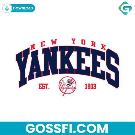 New York Yankees 1903 Svg Digital Download - Gossfi.com