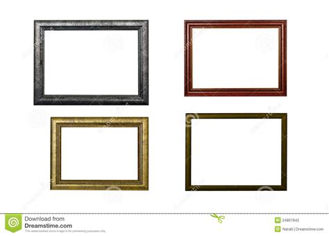 Four Frames On Wall Royalty Free Stock Photography