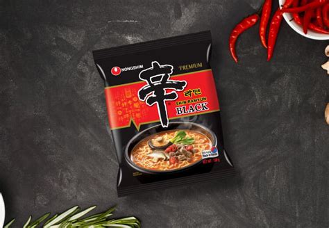 Koreańska Zupka Błyskawiczna Instant Shin Ramyun Black Ostra Hot g NONG SHIM Sushi Sklep pl