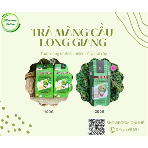 Trà Mãng Cầu Long Giang Tăng Cường Hệ Miễn Dịch đề Kháng 100g150g