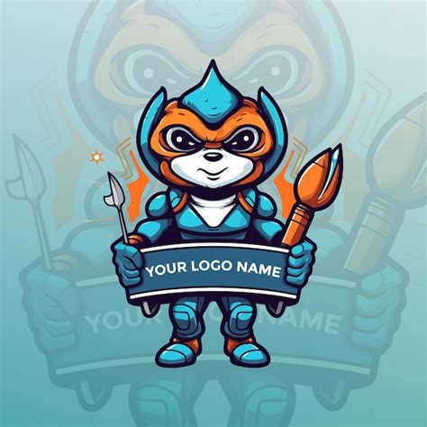 Market Maven Mascot Logo Premium Ai Generated Vector
