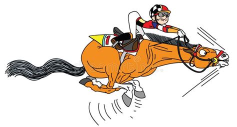 Derby Horse Race Stock Vector Illustration Of Jockey 15129902