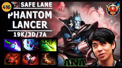 Ana Phantom Lancer Safelane Old Meta No Aghanim Scepter Dota Pro