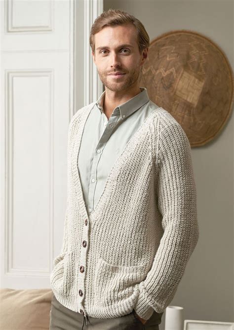 Bo Cardigan Men S Knitting Pattern Rowan Knit Cardigan Pattern