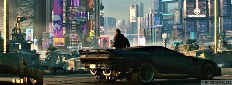 Video Game Cyberpunk 2077 Facebook Cover Photo