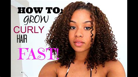 How To Grow Curly Hair Fast Youtube