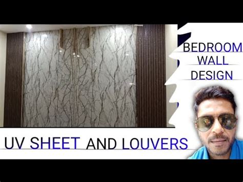 Uv Marble Sheet And Charcoal Louvre Bedroom Wall Design Today