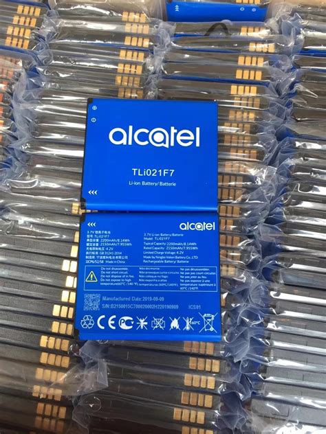 Original de alta calidad 2200mAh Alcatel TLi021F7 batería