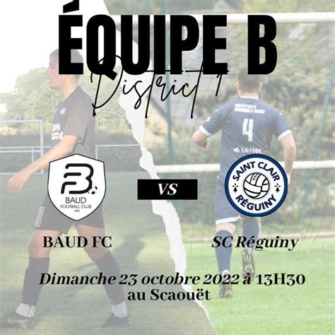 L Quipe B Tenue En Chec Par R Guiny Baud Football Club