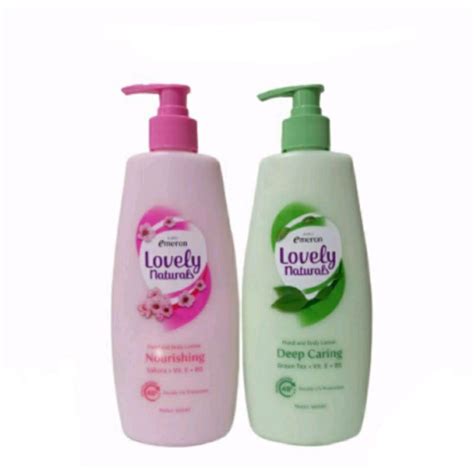 Jual Emeron Lovely Naturals Hand Body Lotion 400ml Shopee Indonesia