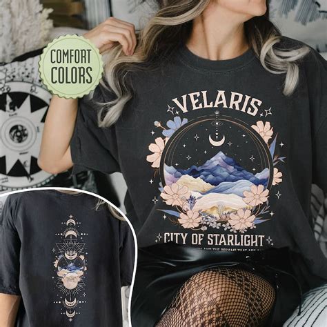 Velaris Acotar Comfort Colors Shirt Velaris City Of Starlight Sjm