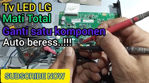 Cara Memperbaiki LED LG Mati Total 24TK425A YouTube