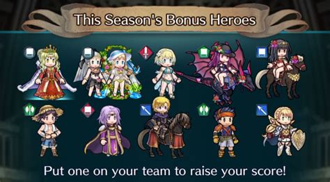 Fire Emblem Heroes On Twitter Announcing The Bonus Heroes For The