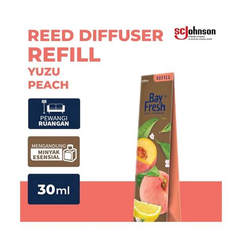 Bay Fresh Reed Diffuser Refill Yuzu Peach Indonesia Distribution Hub