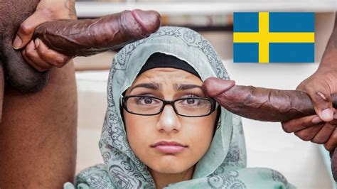 Mia Khalifa Interracial Sex Med Ledsen Arabisk Flicka Och Välutrustade Afroamerikanska Killar