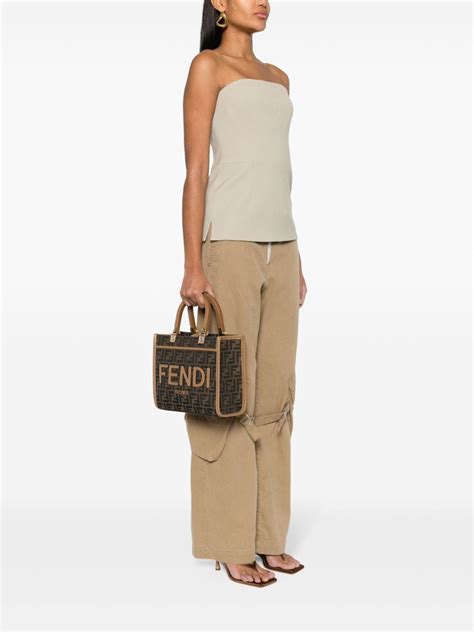 Fendi Small Sunshine Tote Bag Farfetch