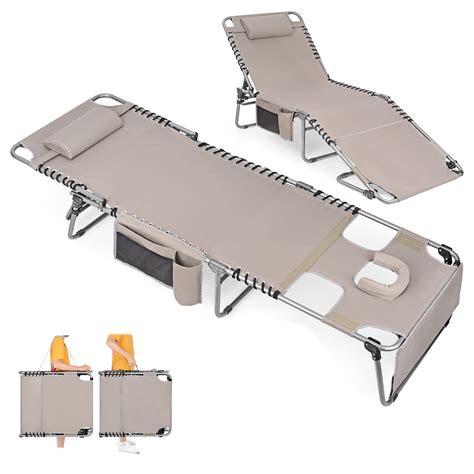 Buy Oversized Heavy Duty Tanning Chair With Face Hole Adjustable