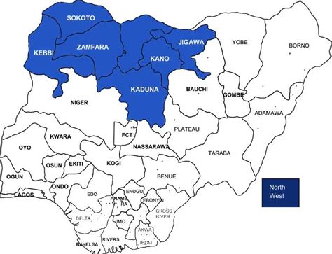 Nigeria Map With Local Government My Maps