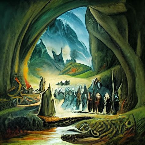 Tolkiens Myth About Middle Earth Told In The Silmarillion Ai Art