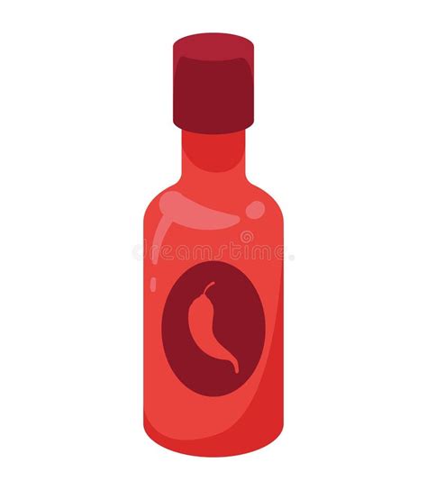 Chilli Pepper Hot Sauce Stock Vector Illustration Of Design