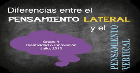 Pensamiento Lateral Y Vertical De Bono [ppt Powerpoint]