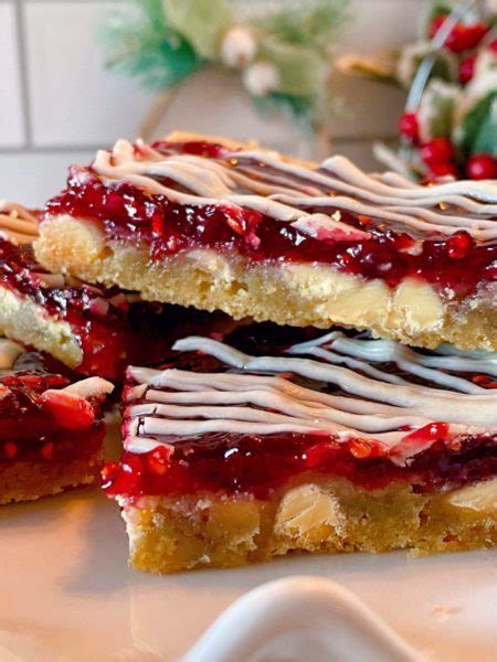 Easy Raspberry White Chocolate Bars Norines Nest