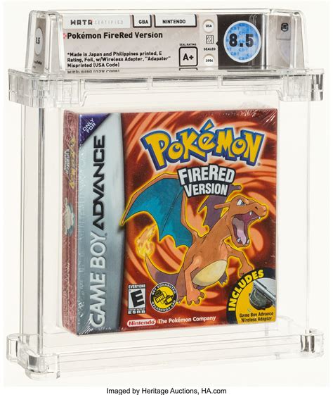 Pok Mon Firered Version For Nintendo Gba For Auction At Heritage