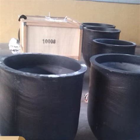 Heat Resistant Silicon Carbide Graphite Crucible For Consistent Metal