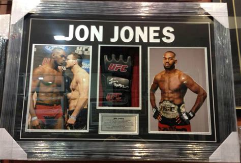 UFC - Jon Jones Signed and Framed Glove | Taylormade Memorabilia ...